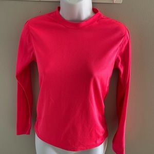 Kids large long sleeve fitness shirt.